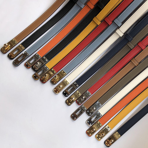 h家kelly扣凯莉腰带女真皮百搭装饰大衣毛衣裙子收腰OL通勤小皮带 - 图2