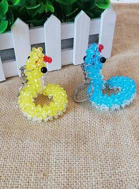 手工生肖精灵串珠仿水晶礼品