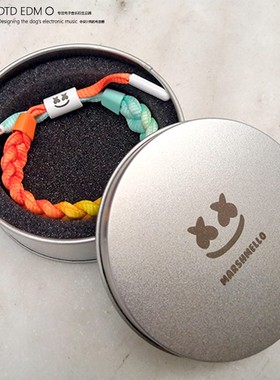 AlanWalker百大DJ电音饰品周边小狮子渐变手环链小马丁A神棉花糖