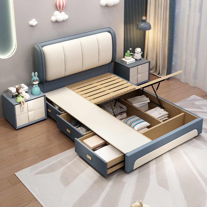 1.2m单人床小户型1米2儿童床男孩女孩卧室公主床一米二1.35储物床,淘宝优惠券,粉丝福利购,淘宝优惠卷