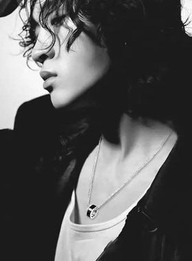 满天星环项链男潮流痞帅