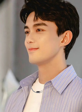 黑宝石项链男小众高级感吊坠