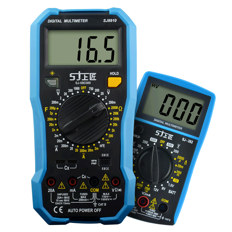 上匠数字万用表五金工具电工大屏 上匠五金万用表