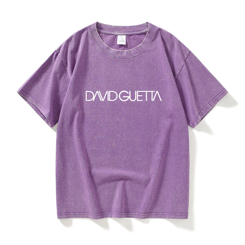 DJ 电音制作人 David Guetta 大卫·库塔T恤短袖潮衣服女男圆领大 - 图2
