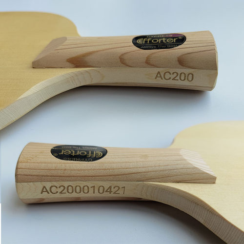 Efforter艾弗特 ESL AC 200 美洲桧木单桧长胶乒乓球底板桧木球拍 - 图3