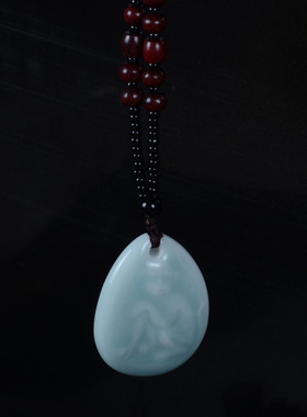 猴子陶瓷挂脖民族风项链服饰配件