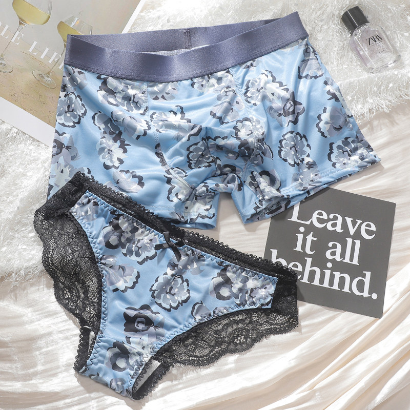 甜米家的情侣内裤一男一女性感纯欲风夫妻蕾丝内衣情调系带套装,淘宝优惠券,粉丝福利购,淘宝优惠卷