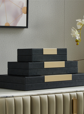 新中式风梳妆台家居摆件首饰盒