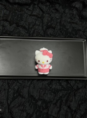 粉嫩kitty猫咪鞋花鞋配