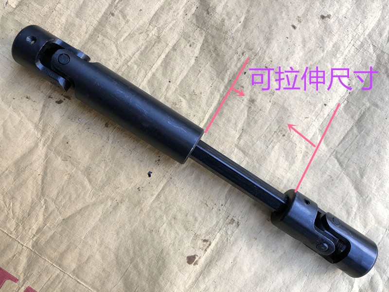 花型 键万向联轴器十字伸缩万向节联轴器可伸缩六角动传式轴式 - 图2