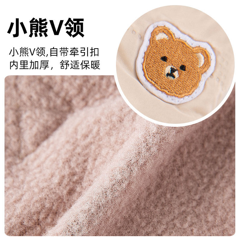 小狗狗衣服宠物服饰泰迪比熊雪纳瑞小型犬秋冬款小熊V领牵引马甲,淘宝优惠券,粉丝福利购,淘宝优惠卷