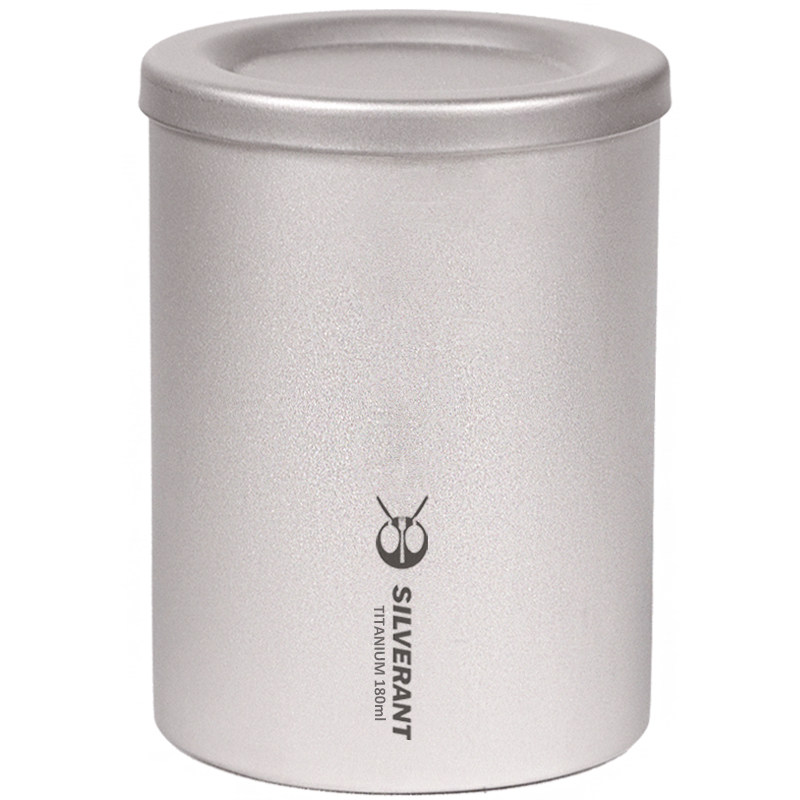 银蚁纯钛快客杯双层单人180ml旅行茶具户外茶具泡茶器泡茶壶,淘宝优惠券,粉丝福利购,淘宝优惠卷