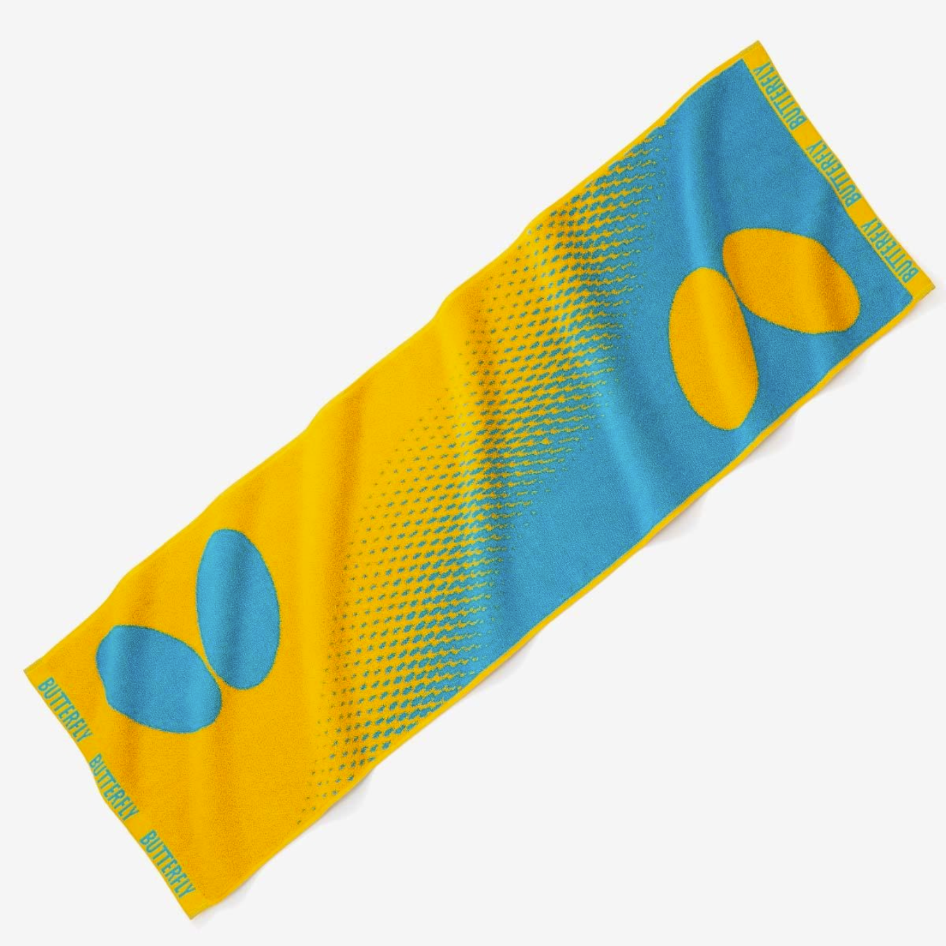 25年春日本代购正品Butterfly蝴蝶乒乓球运动毛巾长毛巾100%纯棉 - 图1