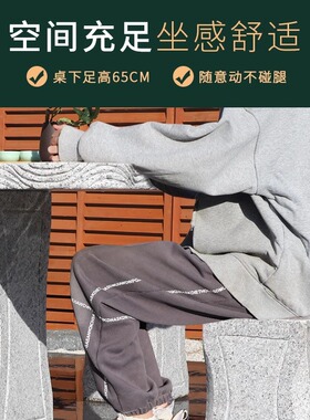 石桌石凳庭院花园简约天然户外