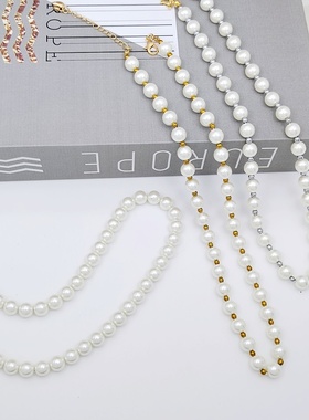 卡罗丽珍珠男女项链优雅百搭