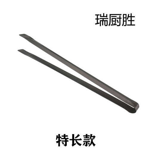 不锈钢夹子加长面夹烧烤夹牛排夹烤肉夹防烫食物夹煎牛排专用 - 图1