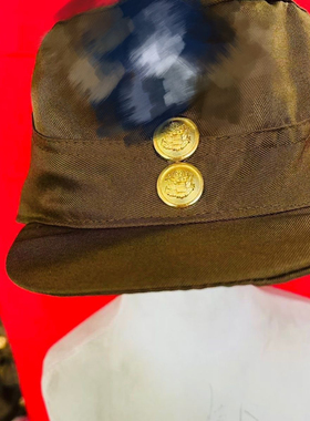 民国成人儿童反派演出帽影视专用帽影视帽道具帽舞台帽黄色士兵帽