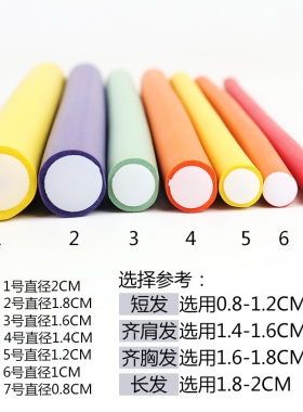 美发工具橡胶卷发杠子万能杠隔热