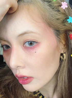 泫雅同款少女侧边糖果彩色发夹