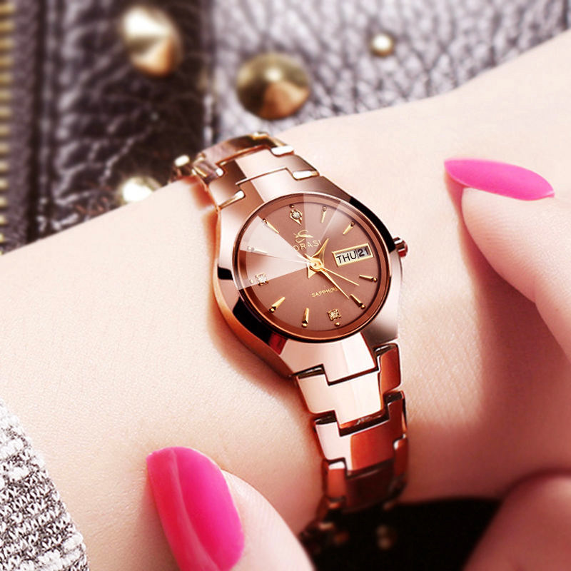 2020年新款正品名牌防水韩版石英表 欧力狮国产腕表