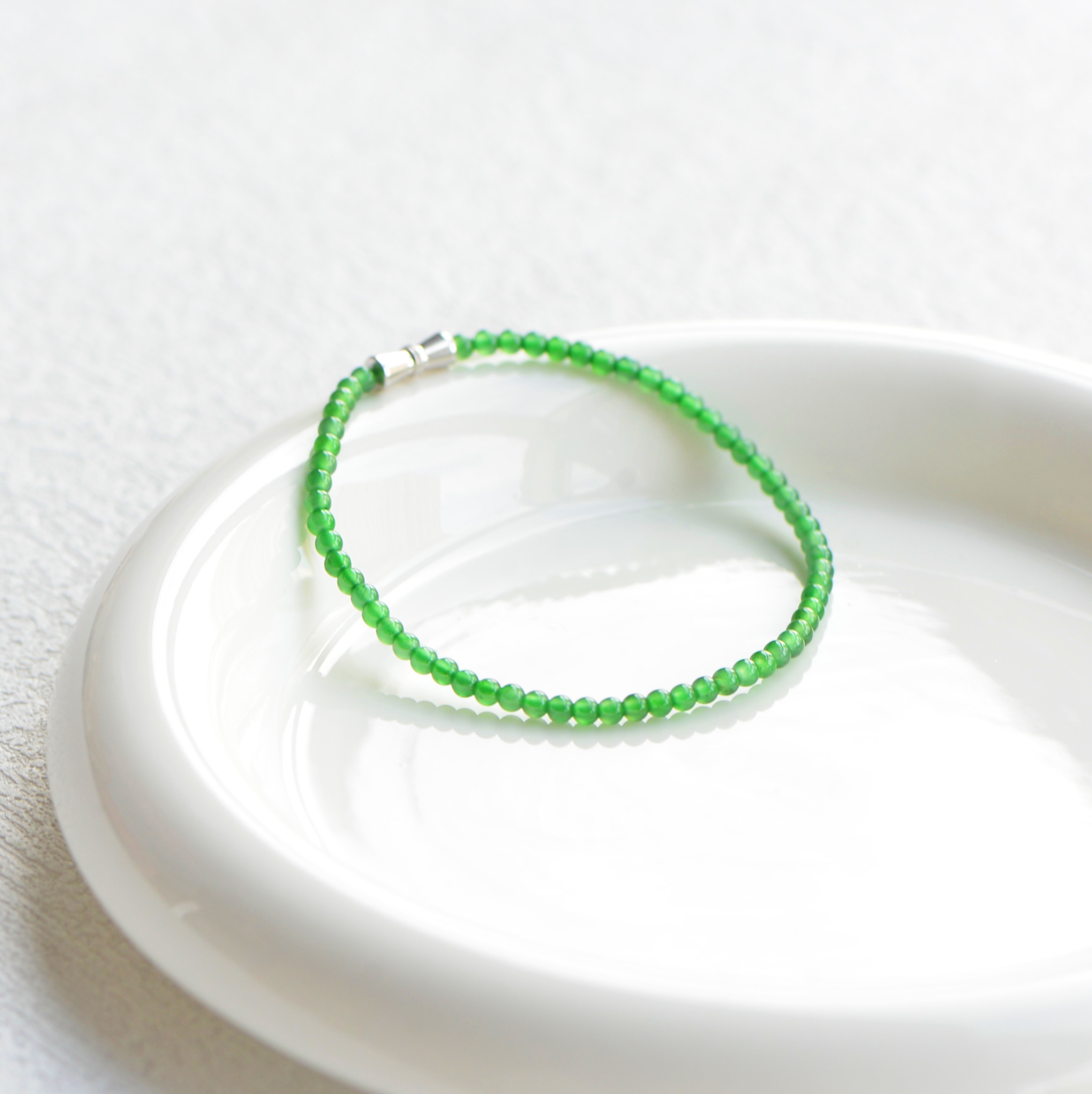 天然辣阳绿色冰种翡翠小米珠子手链串钏女款玉石新中式复古可叠戴,淘宝优惠券,粉丝福利购,淘宝优惠卷
