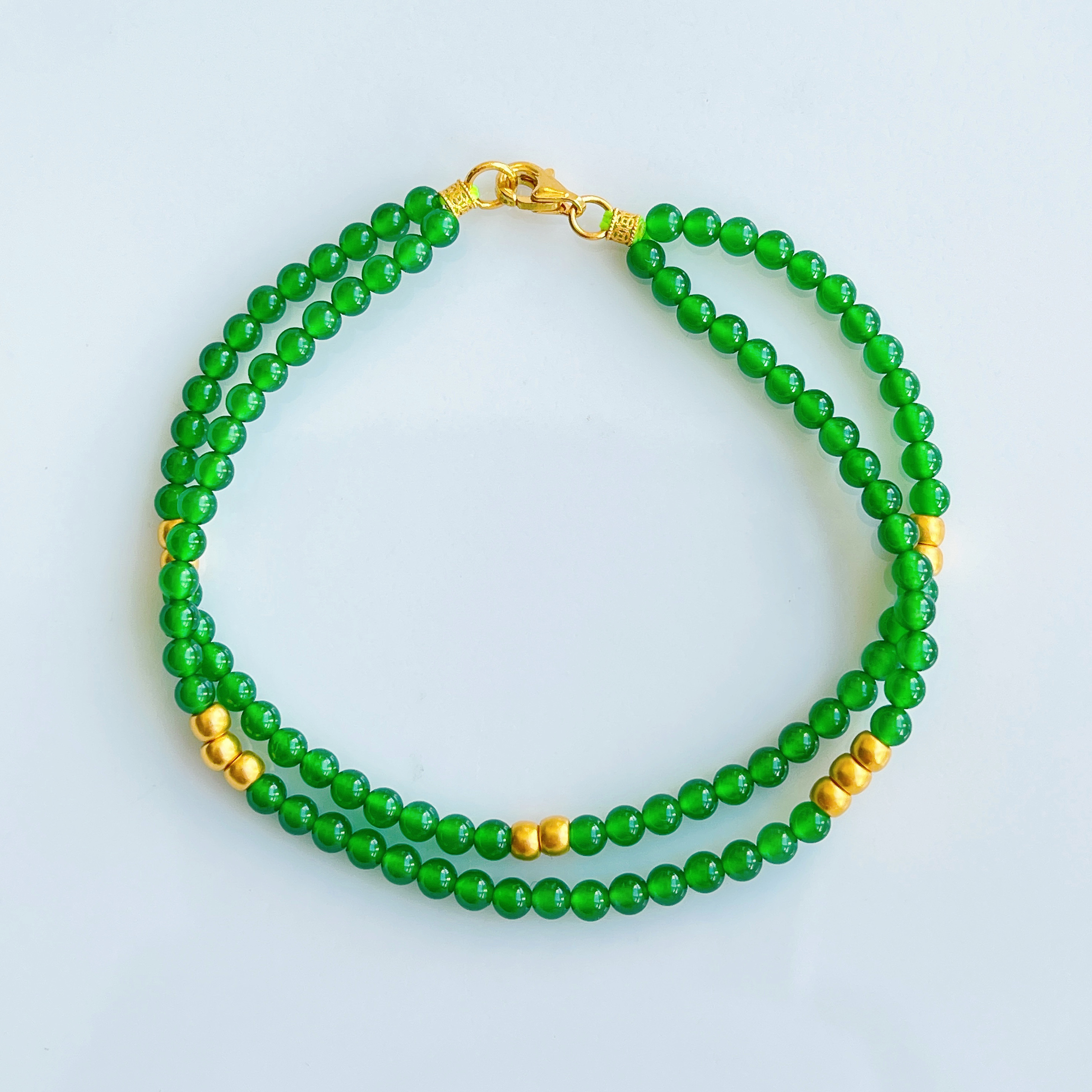 天然翡翠小米珠双圈手链串钏辣阳绿色冰种珠子新中式999千足黄金,淘宝优惠券,粉丝福利购,淘宝优惠卷