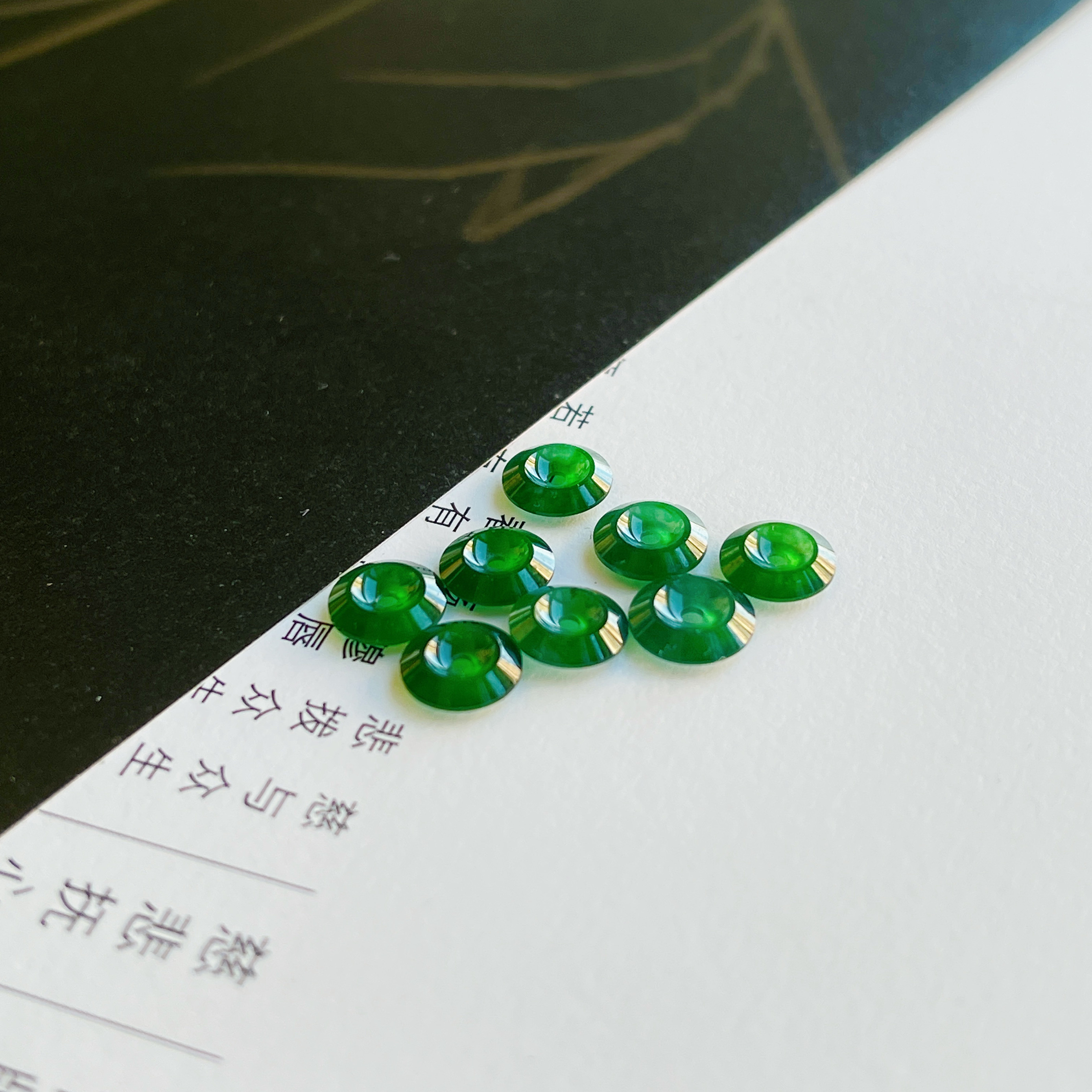 天然冰种辣阳绿色翡翠A货平安扣diy足金配件材料新中式礼物可代编,淘宝优惠券,粉丝福利购,淘宝优惠卷