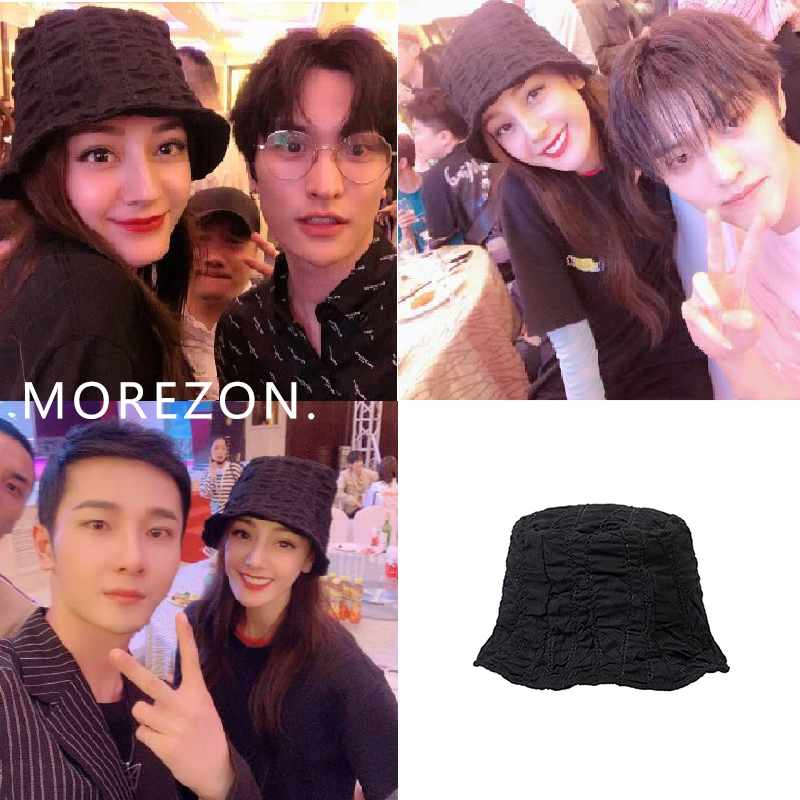 MOREZON【AWESOME NEEDS WAVY LAMPSHADE HAT】JENNIE同款渔夫帽 - 图1