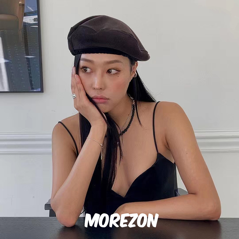 MOREZON【AWESOME NEEDS BOWL BERET】潮人休闲百搭简约贝雷帽子 - 图1