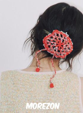 MOREZON【MISU A BARBE NETTY HAIR POCKET】25SS针织盘发头饰女