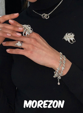 ATELIERSO小箭矢双层925银手链