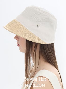MOREZON【Brown hat Rêve Bonnet Hat】26春夏新款拼接侍女帽女