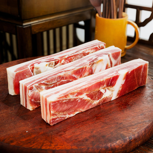 金字淡咸肉五花肉腌笃鲜上海南风肉家乡风干腊肉农家刀板香268g - 图0