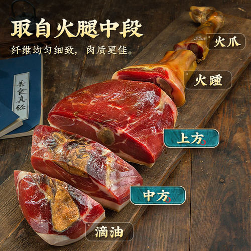 买5送1 金字金华火腿片火腿切片 煲汤糕点料浙江特产腊味 - 图0