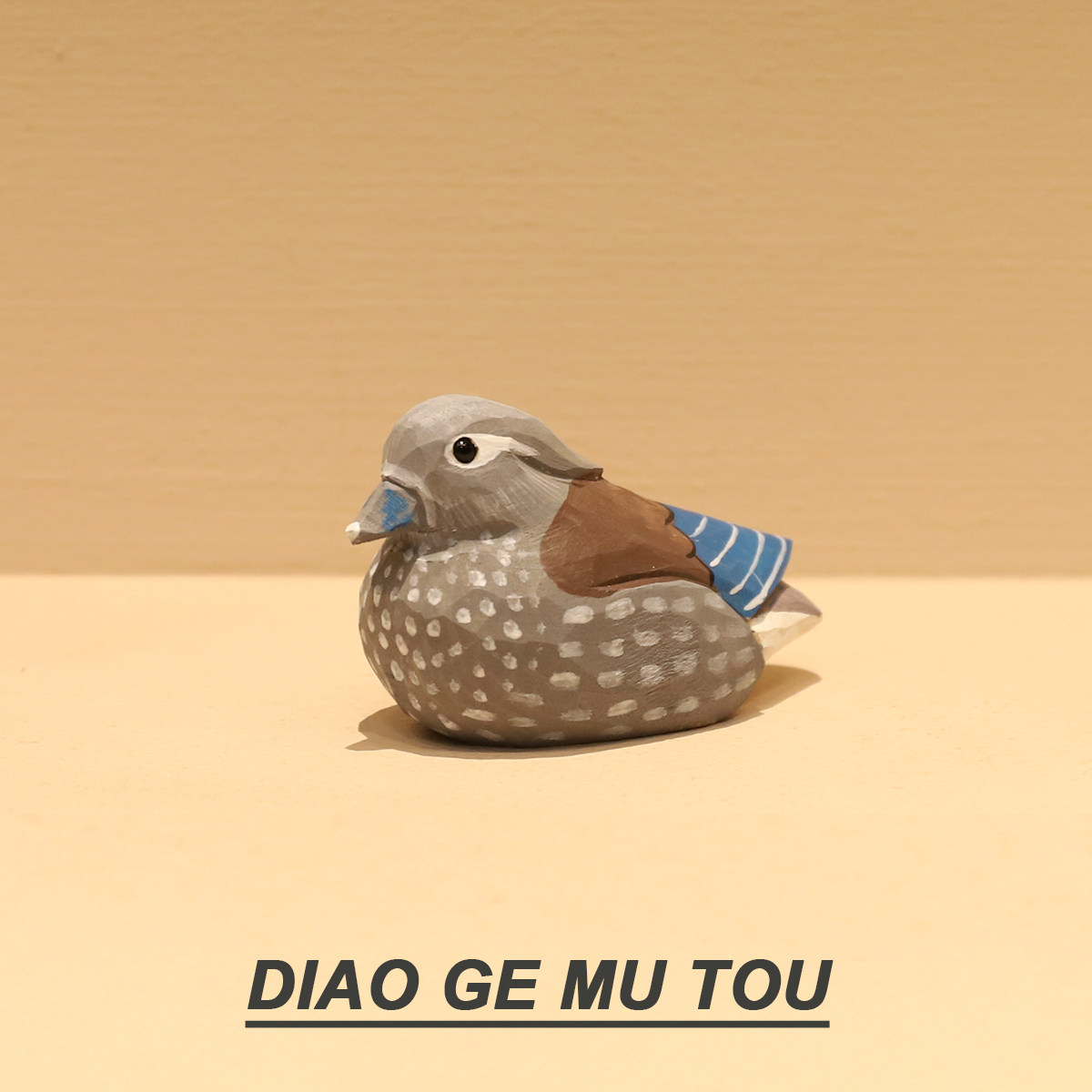 鸳鸯手工木雕创意卡通爱情礼物装饰品车载桌面摆件治愈系送人情侣,淘宝优惠券,粉丝福利购,淘宝优惠卷