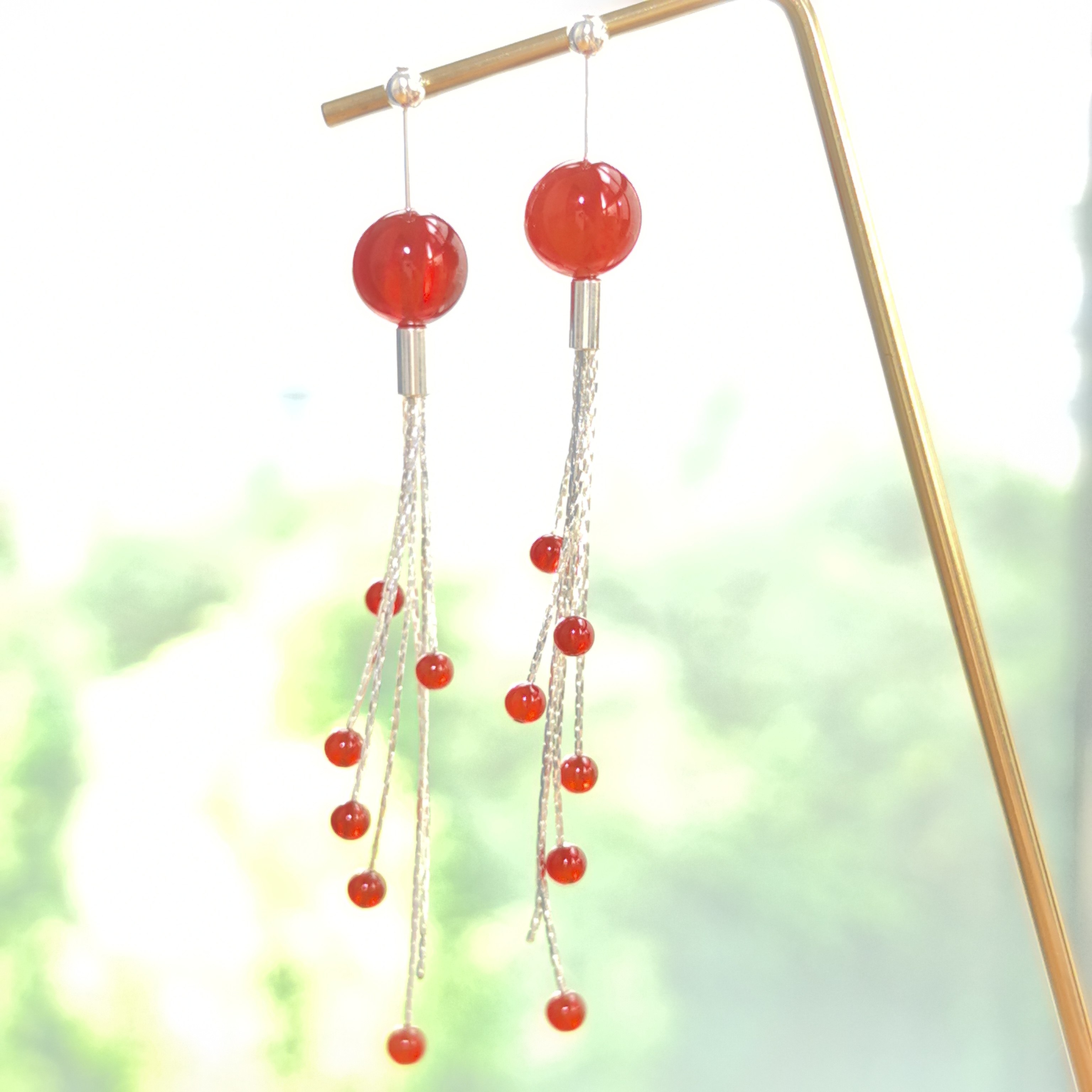 琉白Studio《一人之下》陈朵耳环cosplay动漫超高还原925银玛瑙,淘宝优惠券,粉丝福利购,淘宝优惠卷