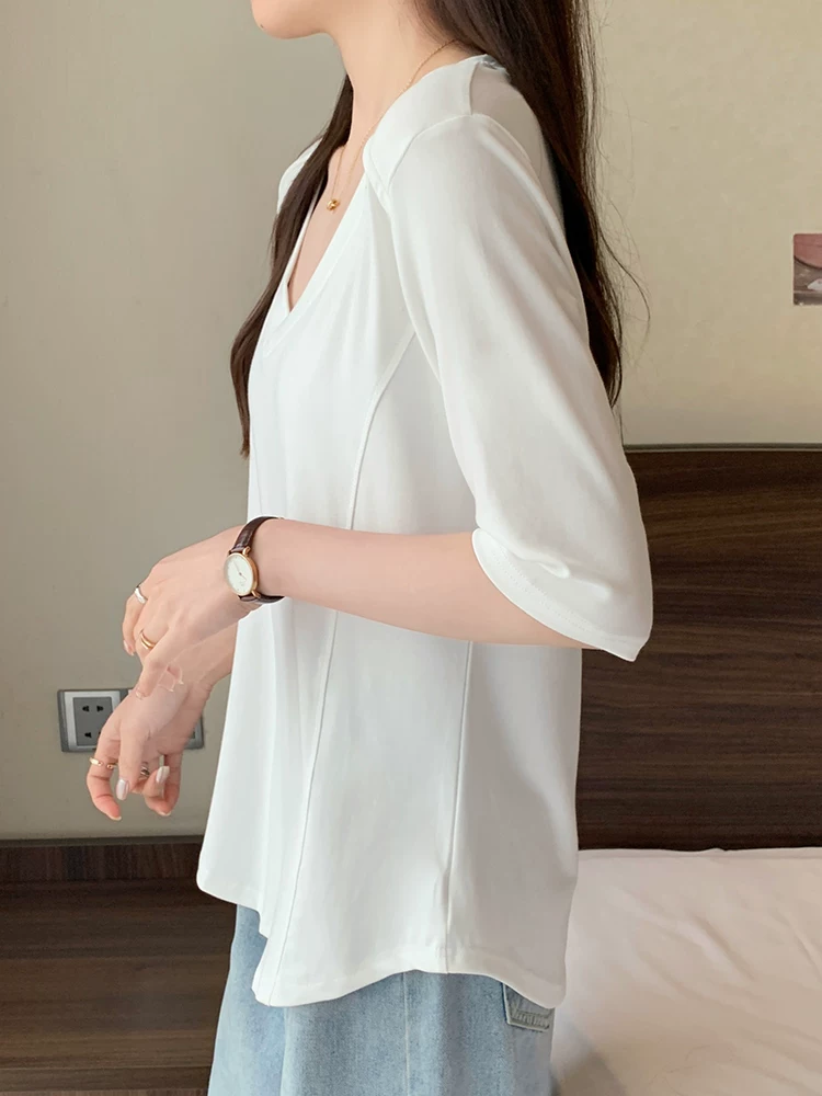 Платье/Футболка body-friendly short sleeve T-shirt...