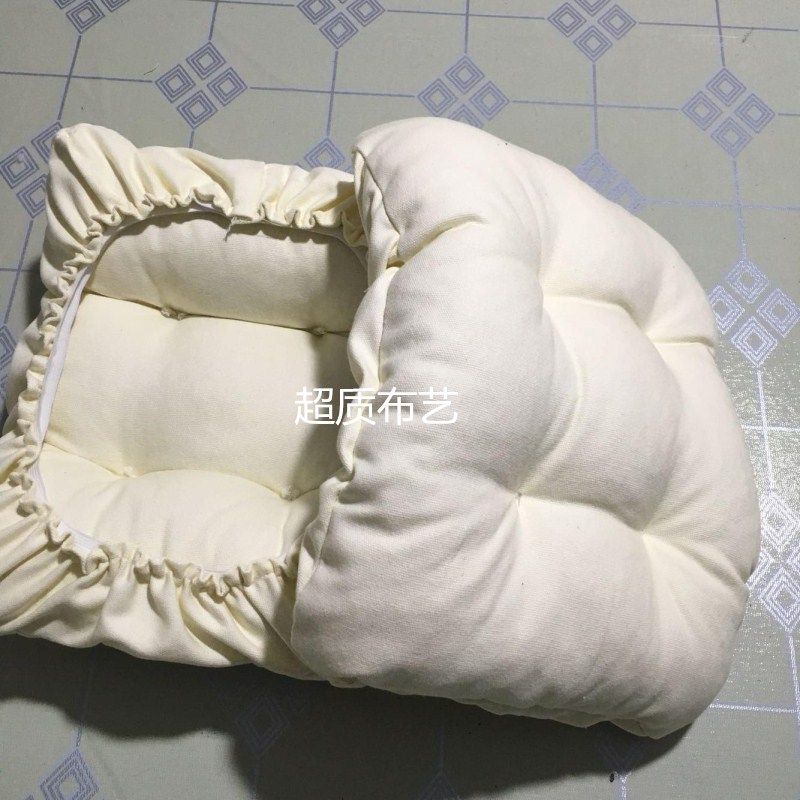 帆布纯色泡泡棉坐垫 长方形凳子椅垫套 学生板凳子套罩 换鞋凳垫,淘宝优惠券,粉丝福利购,淘宝优惠卷