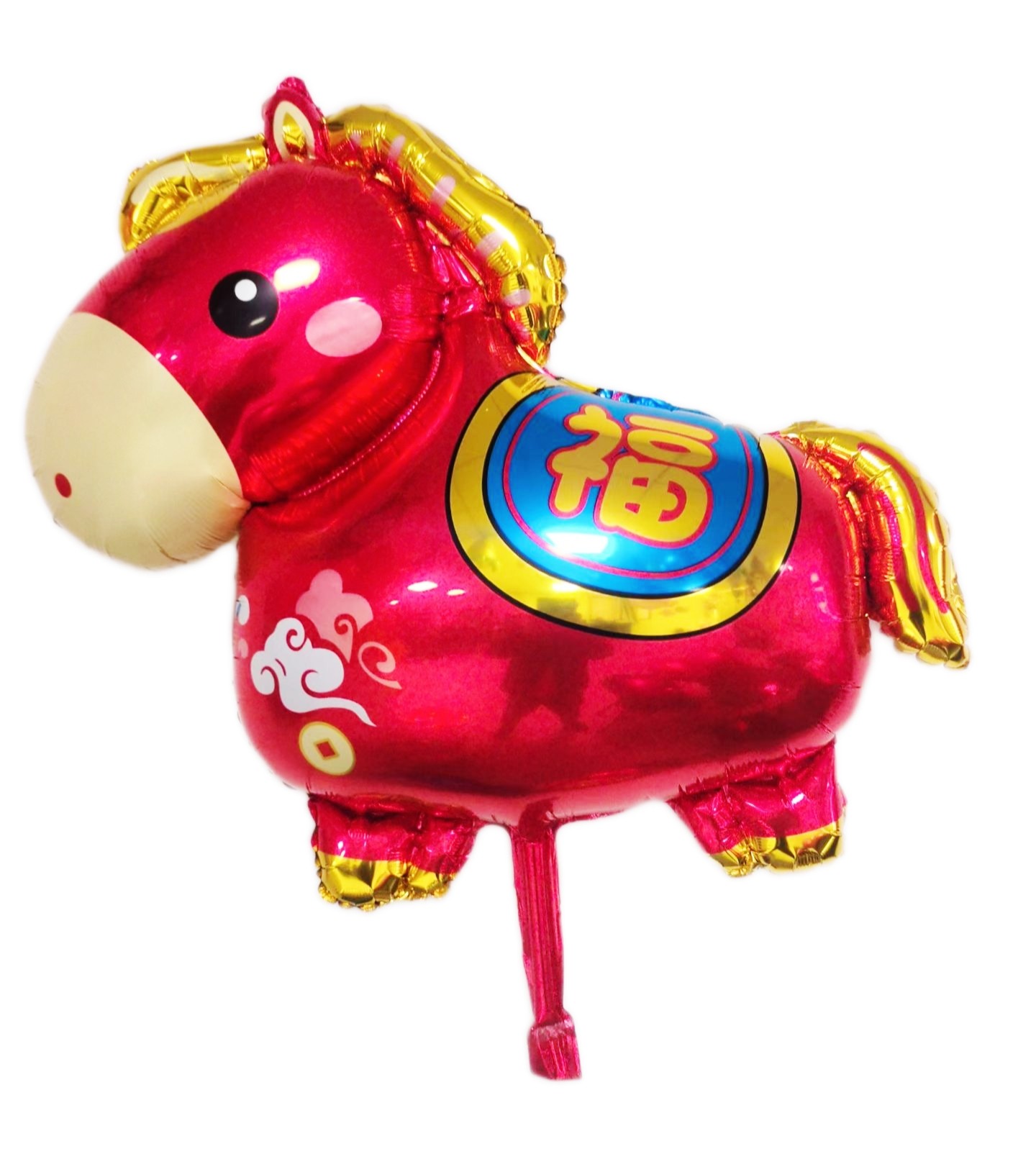 飘空气球新款独角兽铝膜千里马马上有钱卡通新年生肖福马装饰摆摊,淘宝优惠券,粉丝福利购,淘宝优惠卷
