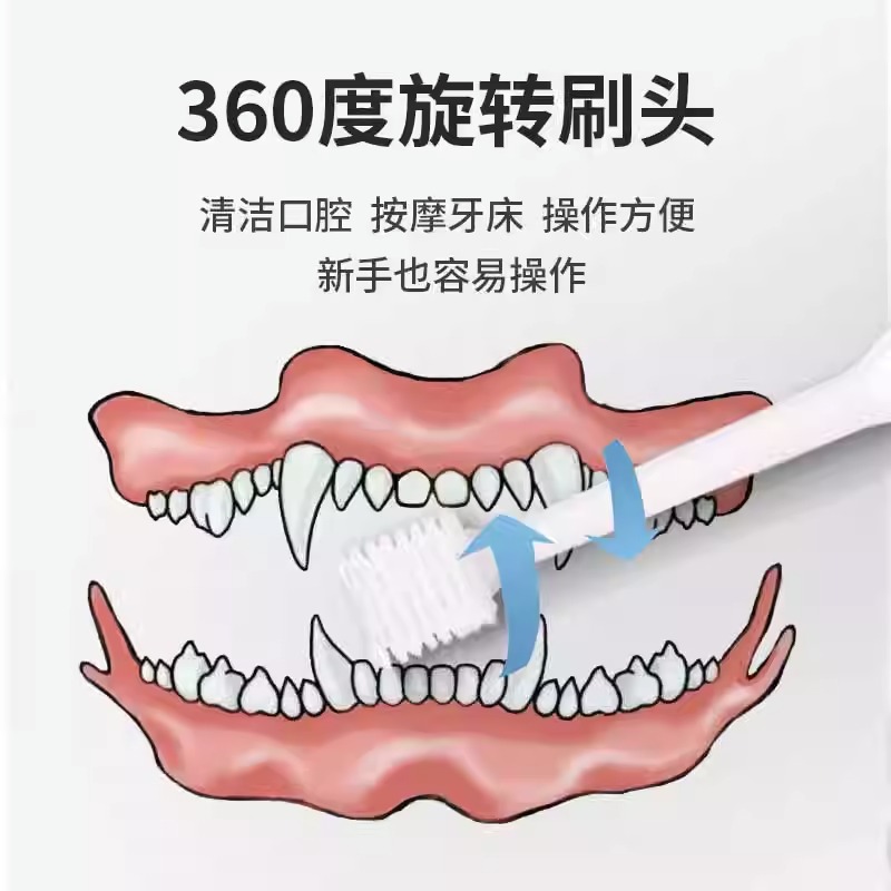 日本kojima狗狗猫咪牙刷牙膏套装小型犬刷牙除口臭牙结石牙齿清洁-图1