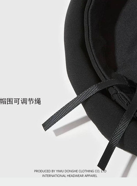 秋款蓓蕾贝雷帽小头男士新款大头