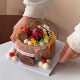 Internet celebrity ins Merry Christmas letter cookie cake decoration old man bell cookie Basque baking plug accessories