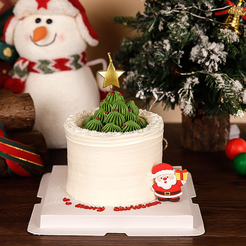 圣诞节蛋糕装饰摆件圣诞礼包老人五角星星蜡烛插件圣诞烘焙装扮,淘宝优惠券,粉丝福利购,淘宝优惠卷