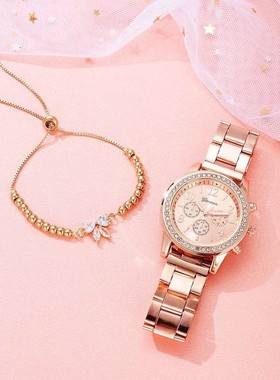 女士锆石镶钻手链时尚轻奢