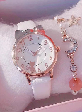 钛钢甜美气质樱花手串礼盒装圣诞情人节告白礼物精致百搭串珠手链