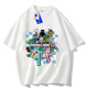Short-sleeved T-shirt NASA cartoon coolie game pure cotton