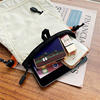 One-shoulder crossbody small square bag nylon cell phone bag for women