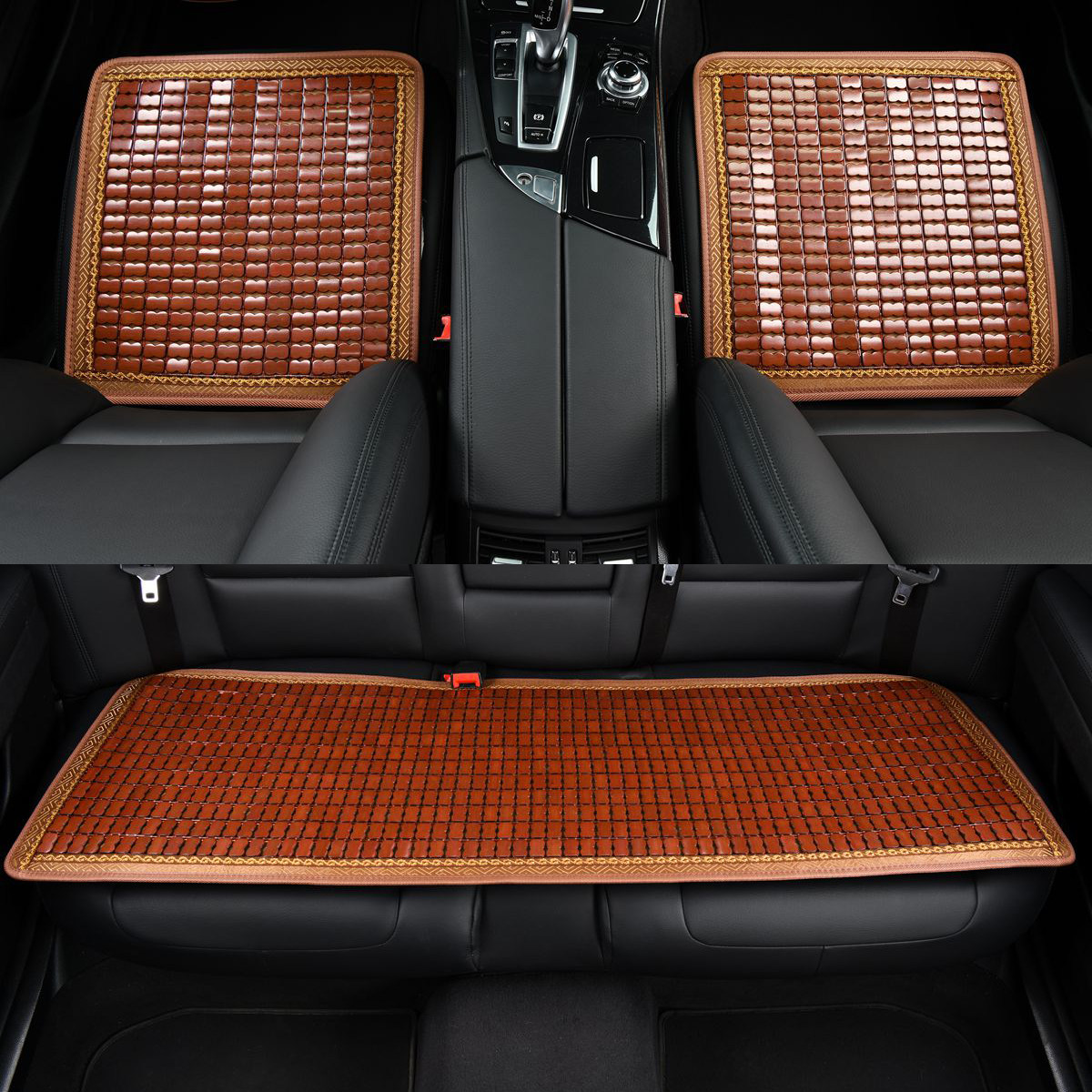 夏季汽车凉席坐垫车用通用座垫单片小车凉垫麻将竹片通风透气防滑