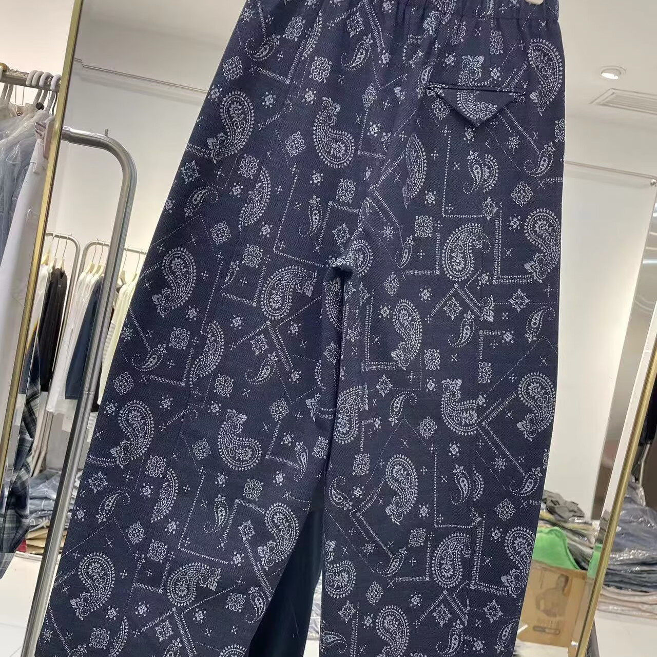 弹力腰果花阔腿休闲裤秋新高腰松紧宽松显瘦百搭休闲哈伦裤顶0.63,淘宝优惠券,粉丝福利购,淘宝优惠卷