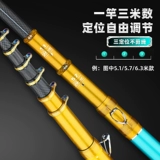 Новый тип удочки со сверхлегким и сверхжестким 19-ти регулируемым трехпозиционным удилищем без перерезания лески перед пшеничной удочкой.